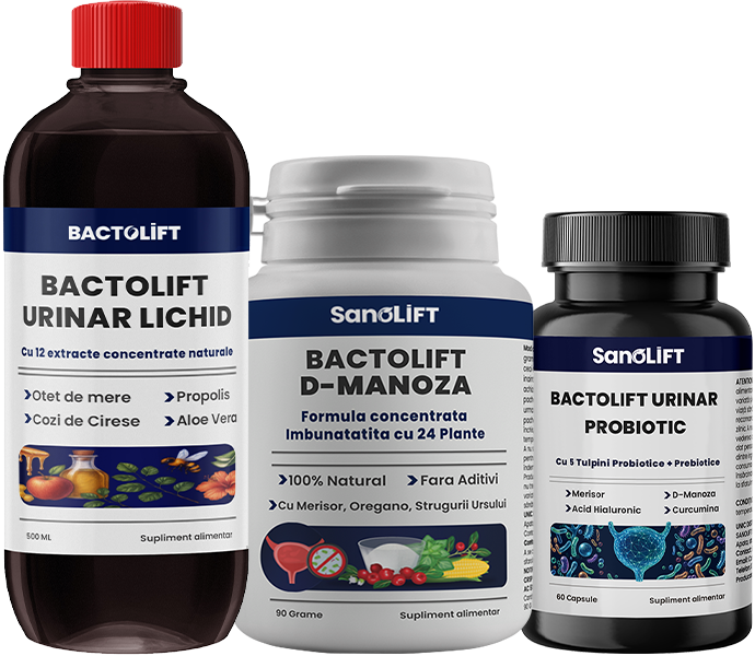 BactoLift Urinar Forte - Schema Forte & Completa pentru Infectii Urinare (30 Zile)