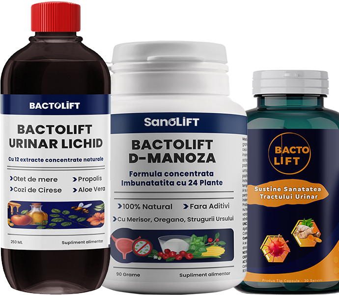 BactoLift Urinar Forte - Schema Forte & Completa pentru Infectii Urinare (30 Zile)