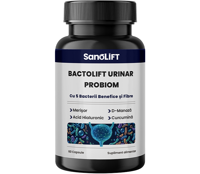 BactoLift Urinar Probiotic - Repopulează Flora Tractului Urinar cu 5 Tulpini Specifice