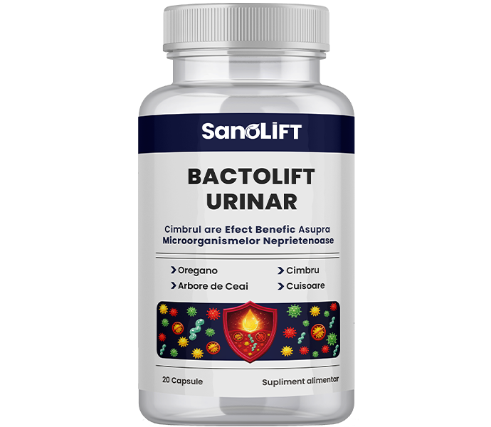 BactoLift Urinar: Supliment pentru Infectii Urinare pe baza de Uleiuri Esentiale Pure