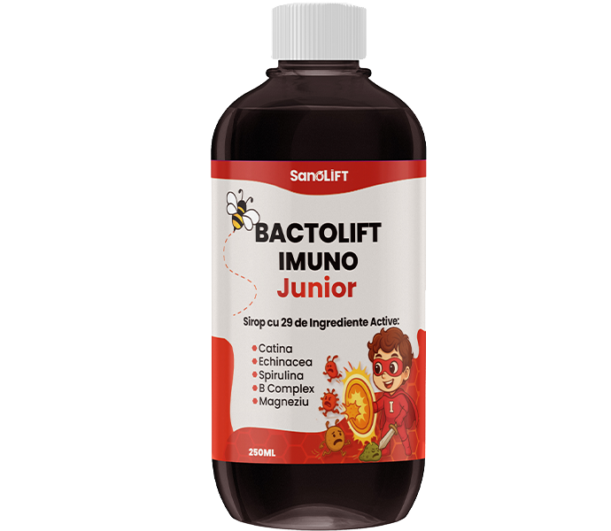 BactoLift Imuno Junior - Sirop Pentru Imunitate la Copii - 100% Natural