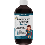 BactoLift Tusi Tus Junior - Sirop pentru Tuse Seaca & Productiva 100% Natural