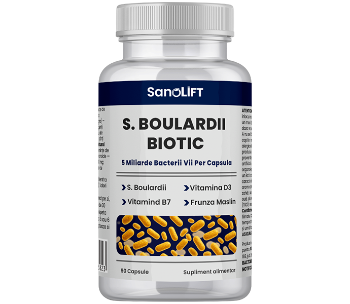 S. Boulardii Biotic: Probiotic cu Saccharomyces Boulardii Forte